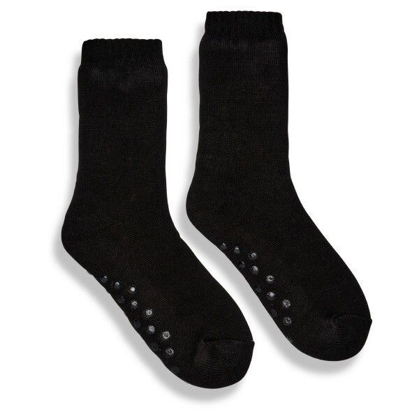 Ribbon Adult Eskimo Style Fleece Socks (7-11) Black / 0.02EA