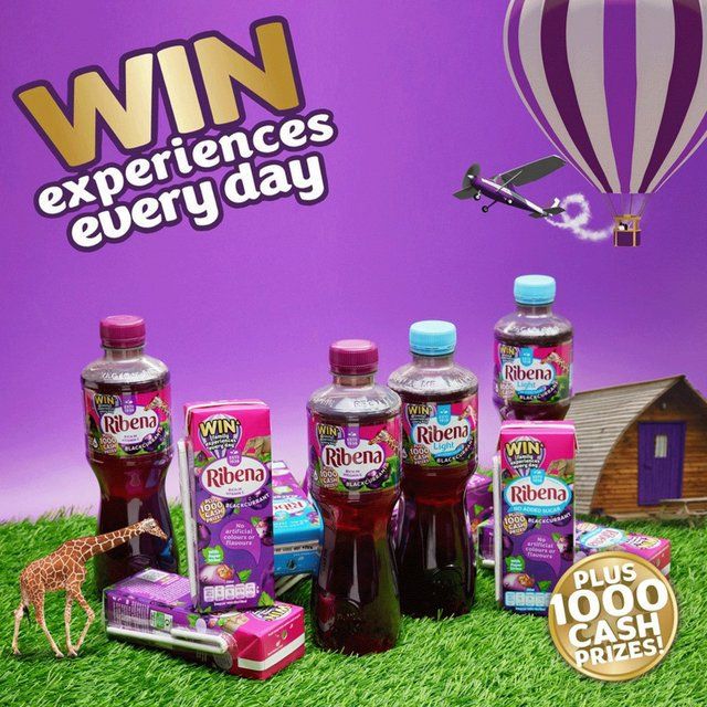 Ribena Blackcurrant Juice Cartons 6 x 250ml