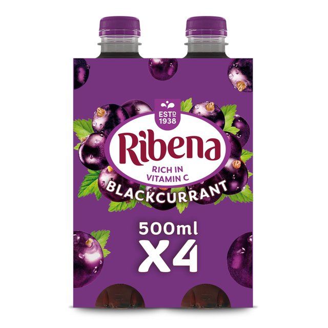 Ribena Blackcurrant Juice Drink Multipack 4 x 500ml