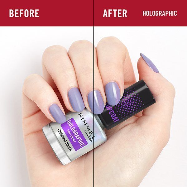 Rimmel Nail Effects Top Coat Holographic Top Coat 12Ml