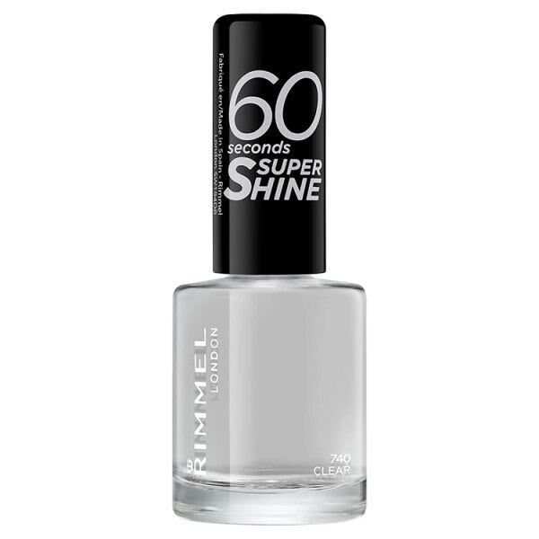 Rimmel Nail Polish 60 Second Clear 8ml Clear