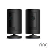 Ring Battery Stick Up Cam 2 Pack in Black