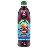 Robinsons Apple & Blackcurrant Squash No Added Sugar 1L