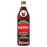 Robinsons Boost Raspberry Strawberry & Acai Squash 750ml