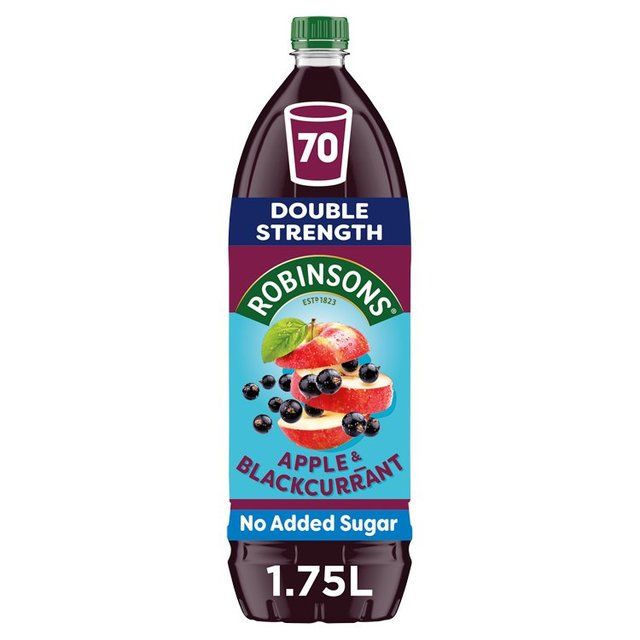 Robinsons Double Strength Apple & Blackcurrant Squash 1.75L