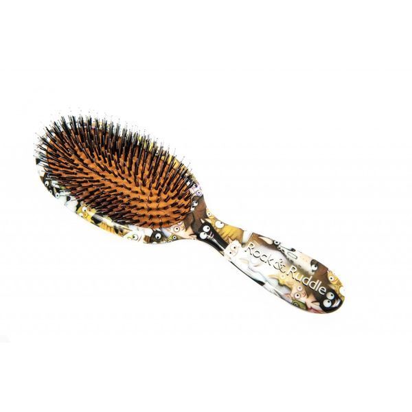 Rock & Ruddle Cats & Dogs Small Pure Bristle Hairbrush