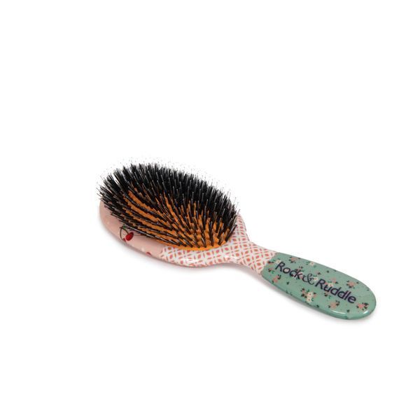 Rock & Ruddle Cherries Small Mix Bristle Hairbrush