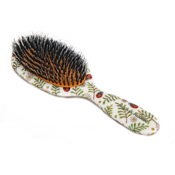 Rock & Ruddle Ladybirds Large Mix Bristle Hairbrush