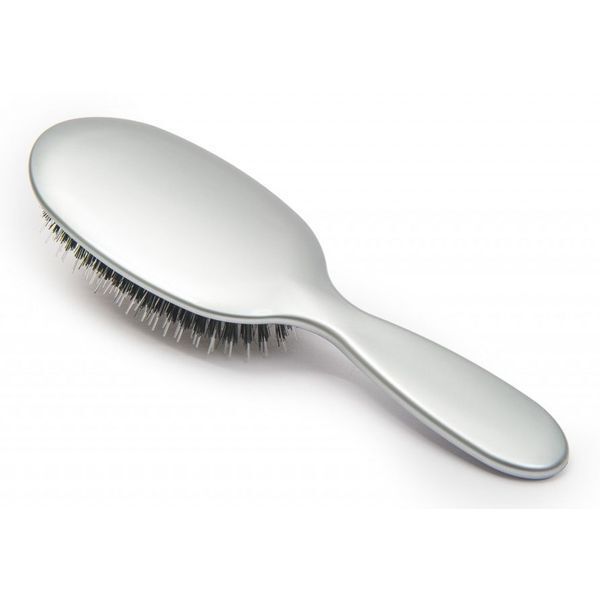 Rock & Ruddle Silver Small Mix Bristle Hairbrush