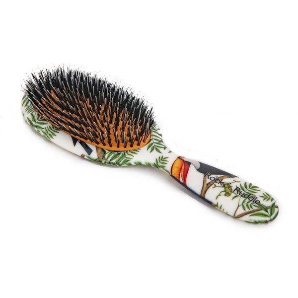 Rock & Ruddle Toucans Large Pure Bristle Hairbrush
