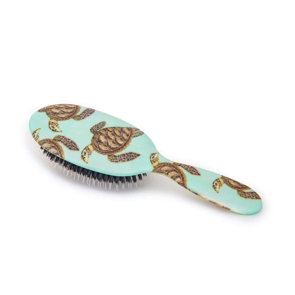Rock & Ruddle Turtles Small Baby Bristle Hairbrush