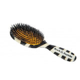 Rock & Ruddle Zebra Print Large Mix Bristle Hairbrush