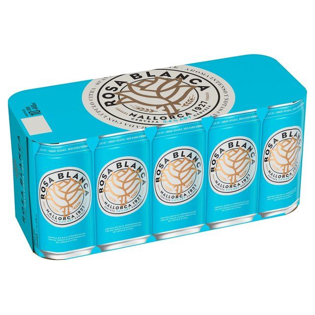 Rosa Blanca Premium Lager Beer Cans 10 x 440ml