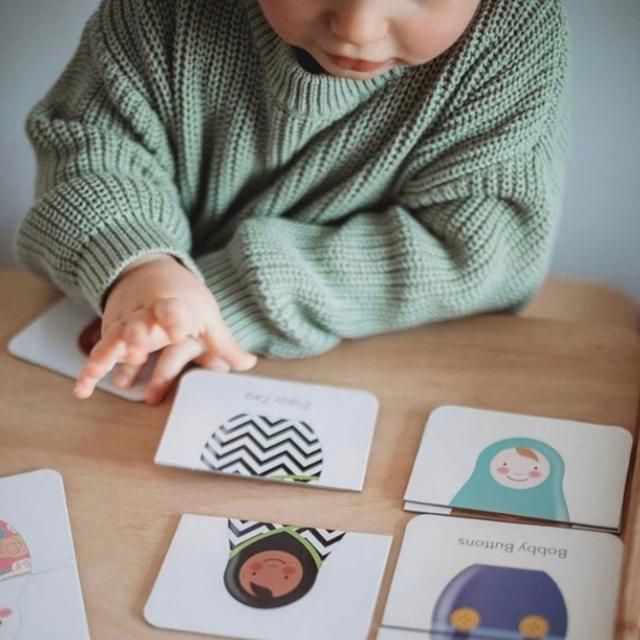Rosa & Bo Card Game Tops & Tails Matching for Toddlers and Preschoolers