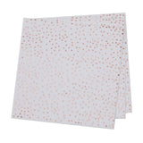 Rose Gold Dots Napkins 16 per pack