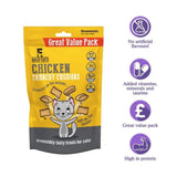 Rosewood Crunchy Chicken Cat Cushions Value Pack 200g