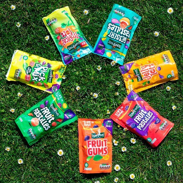 Rowntree's Fruit Pastilles Strawberry & Blackcurrant Sweets Sharing Bag 143g