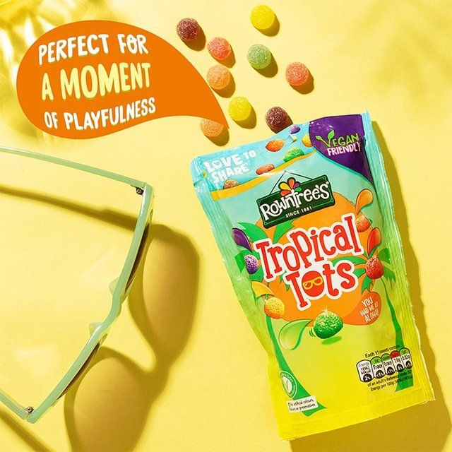 Rowntree's Jelly Tots Tropical Pouch 140g
