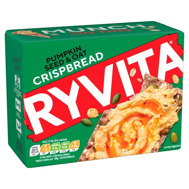 Ryvita Crispbread Pumpkin Seed & Oat Crackers 200g