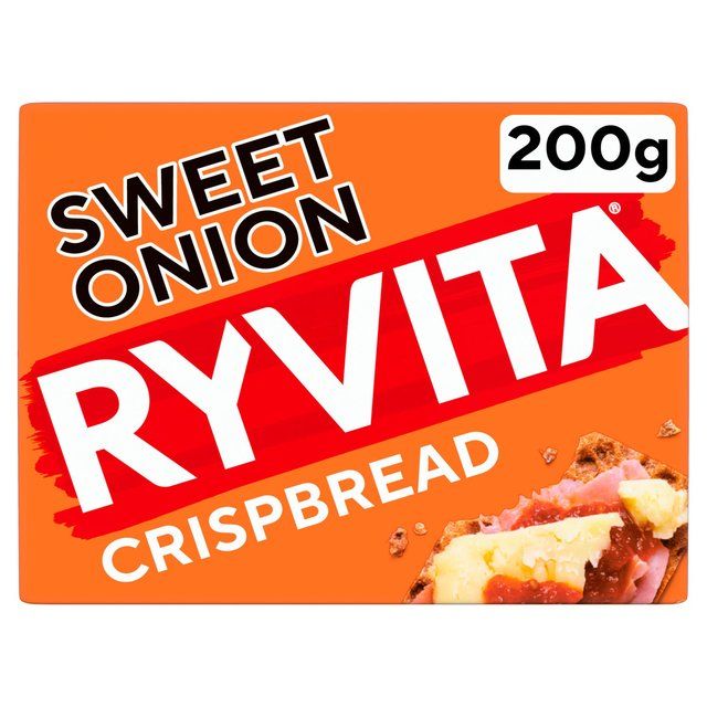 Ryvita Crispbread Sweet Onion Crackers 200g