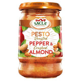 Sacla' Roasted Pepper & Crushed Almond Pesto 190g