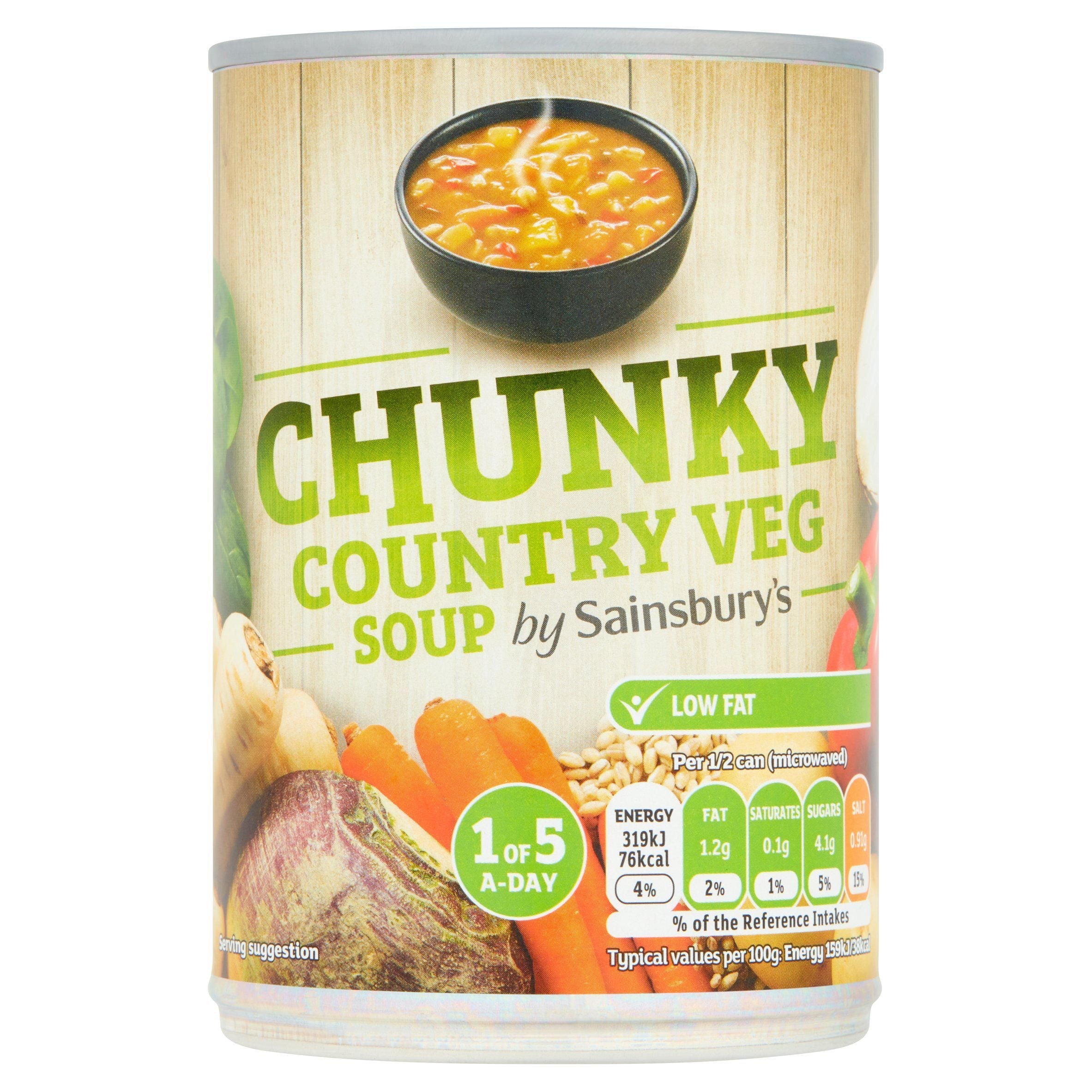Sainsbury's Chunky Country Vegetable Soup 400g