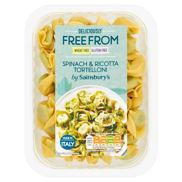 Sainsbury's Free From Spinach & Ricotta Tortelloni 250g