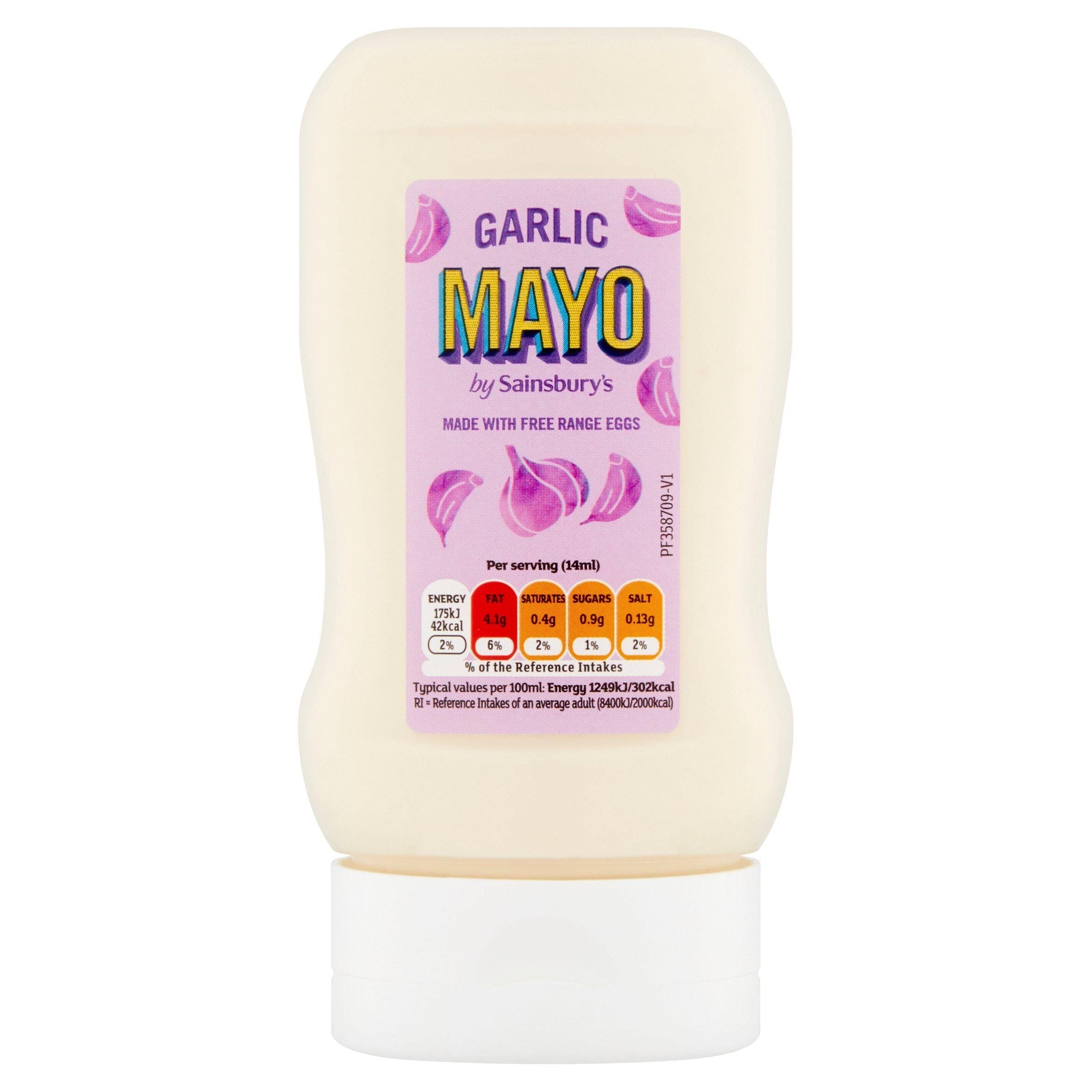 Sainsbury's Garlic Mayonnaise 280ml