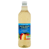 Sainsbury's High Juice Squash White Grape & Peach, No added Sugar 1L