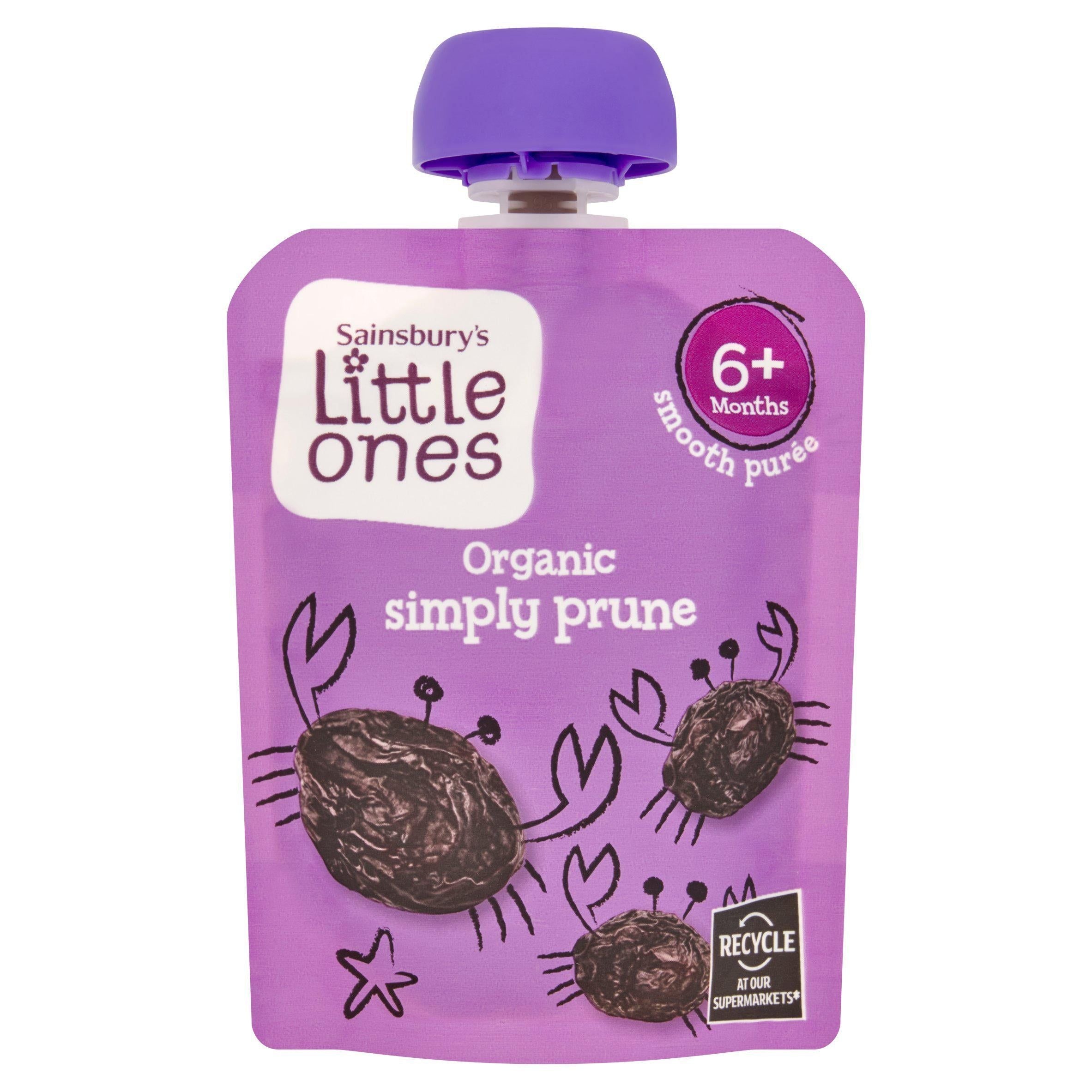 Sainsbury's Little Ones Organic Simply Prune Smooth Puree 4+ Months 70g
