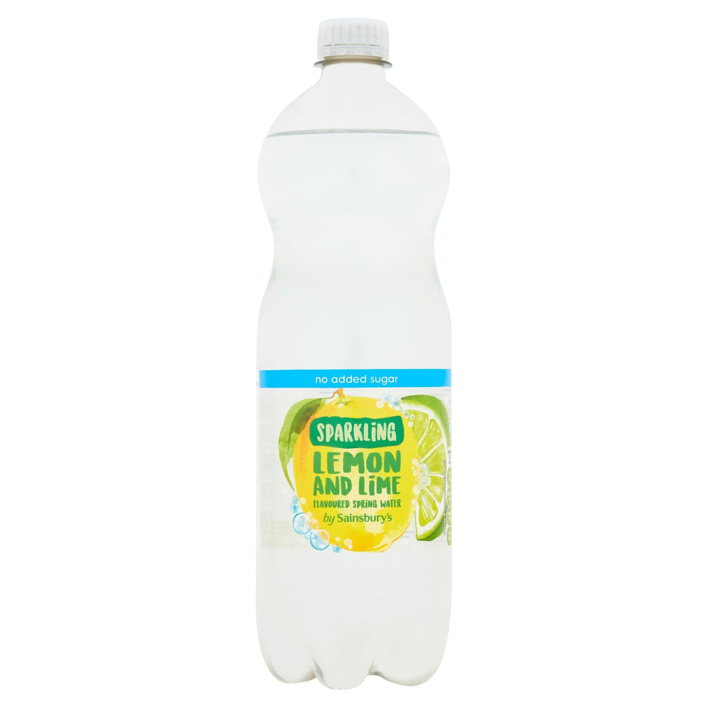Sainsbury's Sparkling Flavoured Water, Lemon & Lime 1L