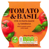 Sainsbury's Stir In Tomato & Basil Pasta Sauce 150g