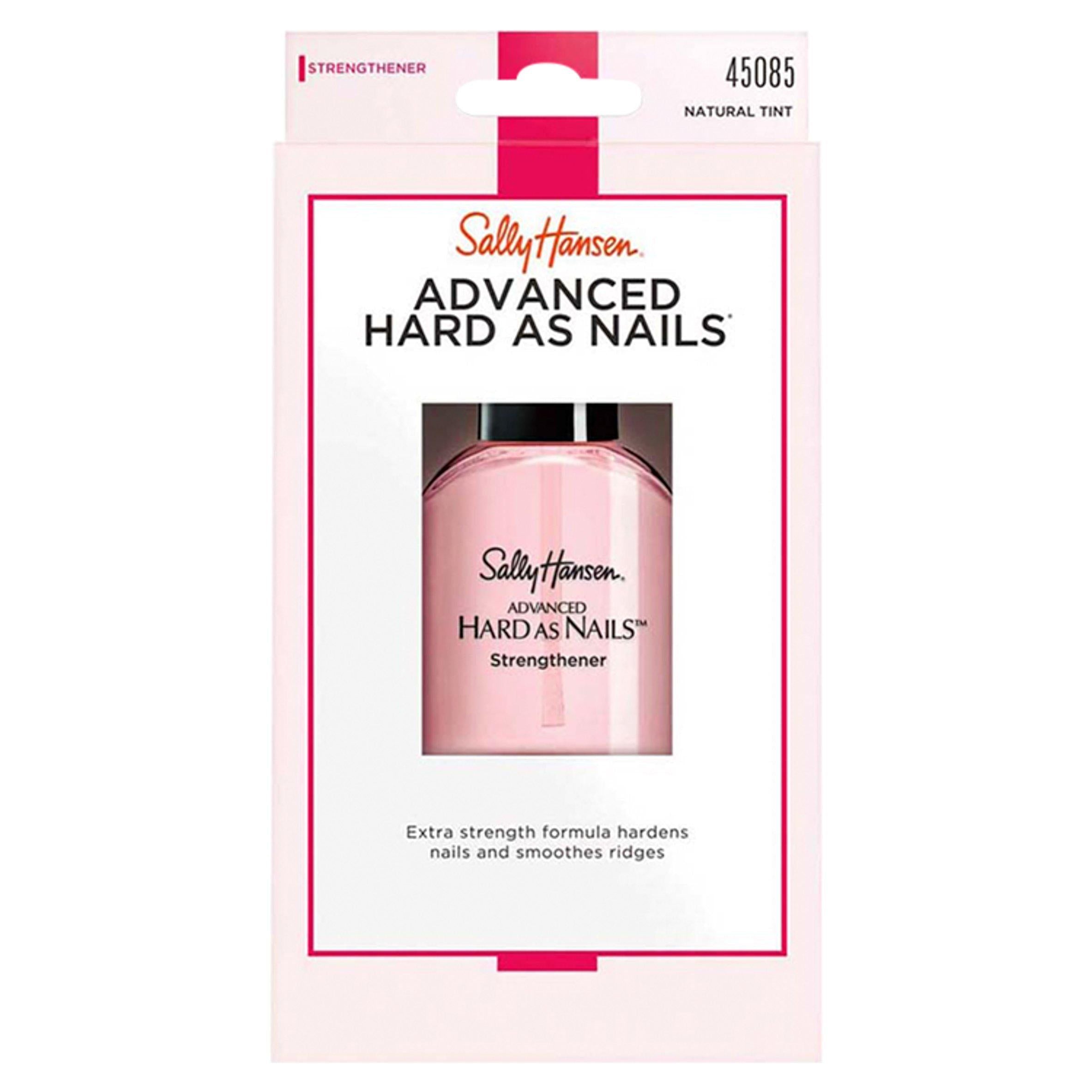 Sally Hansen Advanced Hard As Nails Strengthener Hardener Nail Polish with Nylon Nude 13.3ml