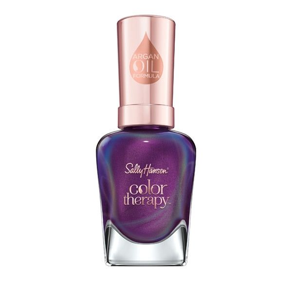 Sally Hansen Colour Therapy Nail Polish - Powder Room Plum Euphoria