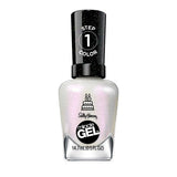Sally Hansen Miracle Gel Nail Polish - Pink Tank Twinkle Whites