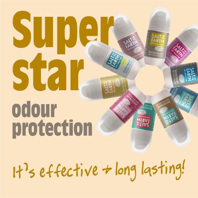 Salt of the Earth Amber & Sandalwood Deodorant Refillable Roll-on 75ml