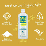 Salt of the Earth Natural Deodorant Spray Refill 1L