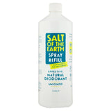 Salt of the Earth Natural Deodorant Spray Refill 1L