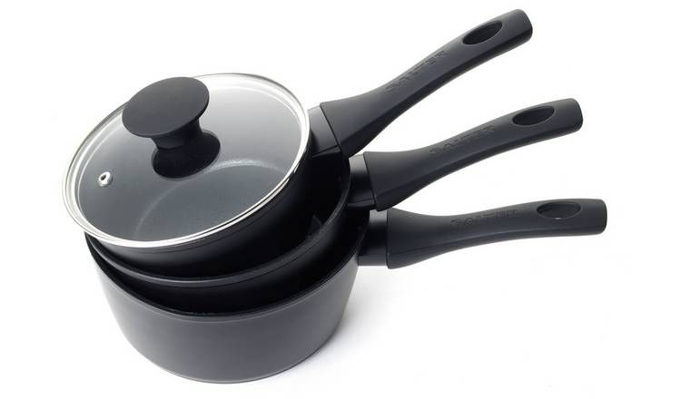 Salter Megastone 260 Thermo 3 Piece Saucepan Set