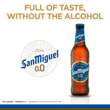 San Miguel Alcohol Free Lager Beer Bottles   12 x 330ml