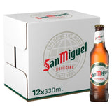 San Miguel Premium Lager Beer Bottles   12 x 330ml