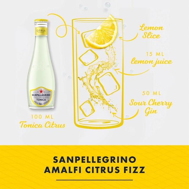 San Pellegrino Citrus Tonic Water Glass 4 x 200ml