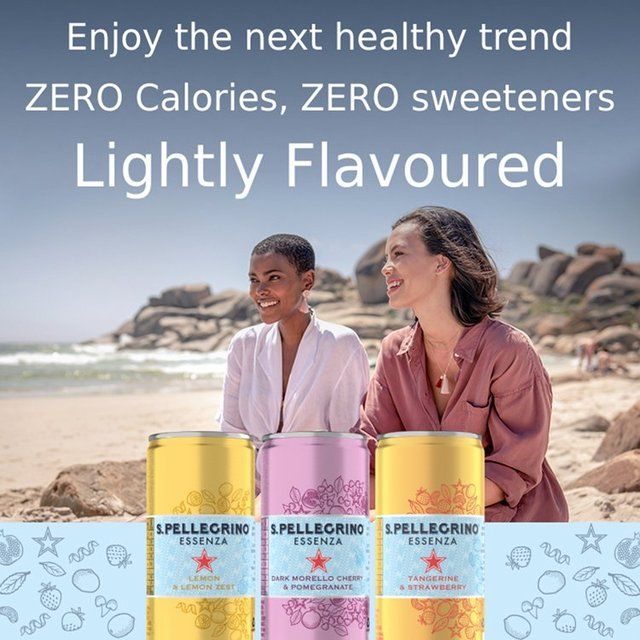 San Pellegrino Essenza Sparkling Water Cherry & Pomegranate 6 x 330ml