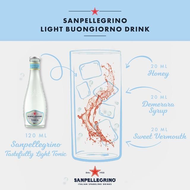 San Pellegrino Light Tonic Water Glass 4 x 200ml