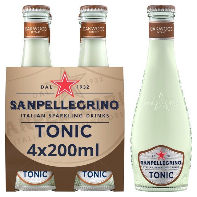 San Pellegrino Oakwood Tonic Water Glass 4 x 200ml