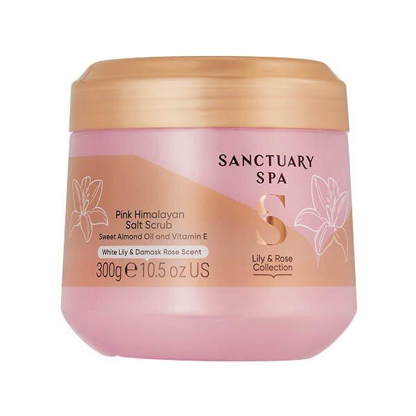 Sanctuary Spa Lily & Rose Pink Himalayan Salt Scrub 300G