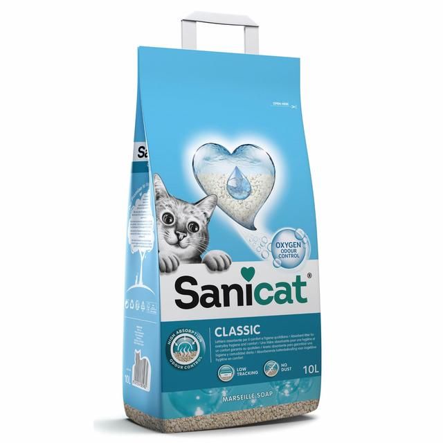 Sanicat Classic Absorbent Marsella Soap Cat Litter 10L