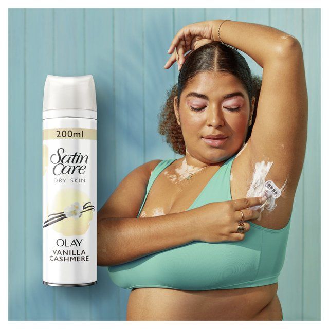 Satin Care Shave Gel Olay Vanilla Cashmere Dry Skin 200ml