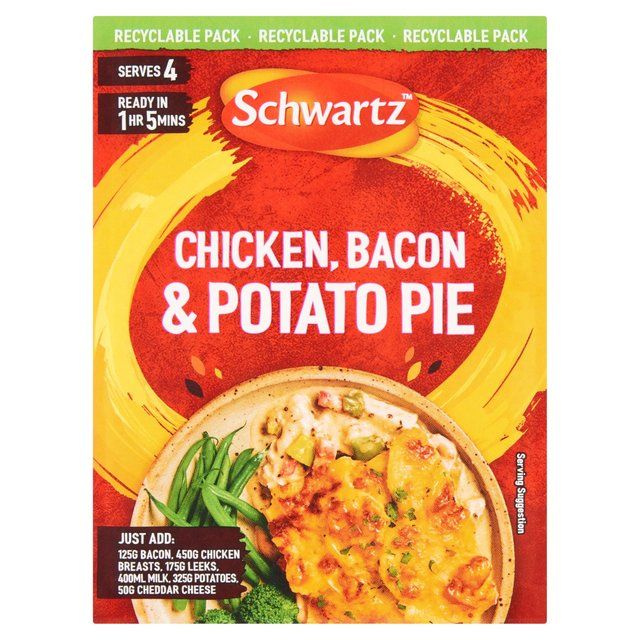 Schwartz Chicken Bacon & Potato Pie   35g