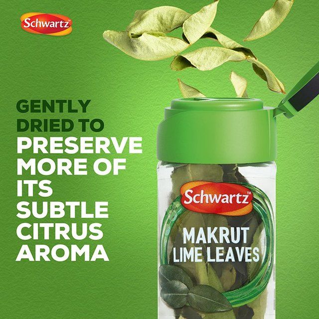 Schwartz Makrut Lime Leaves Jar 1g